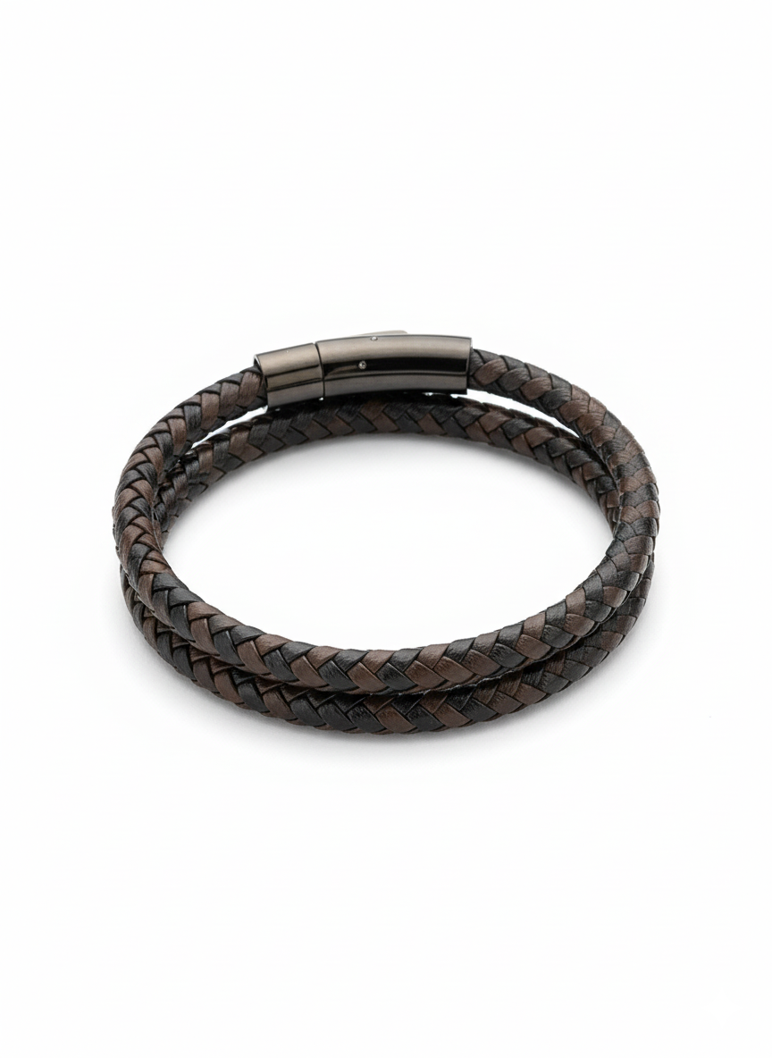 Pulsera Bacci de acero MONAK, vista lateral