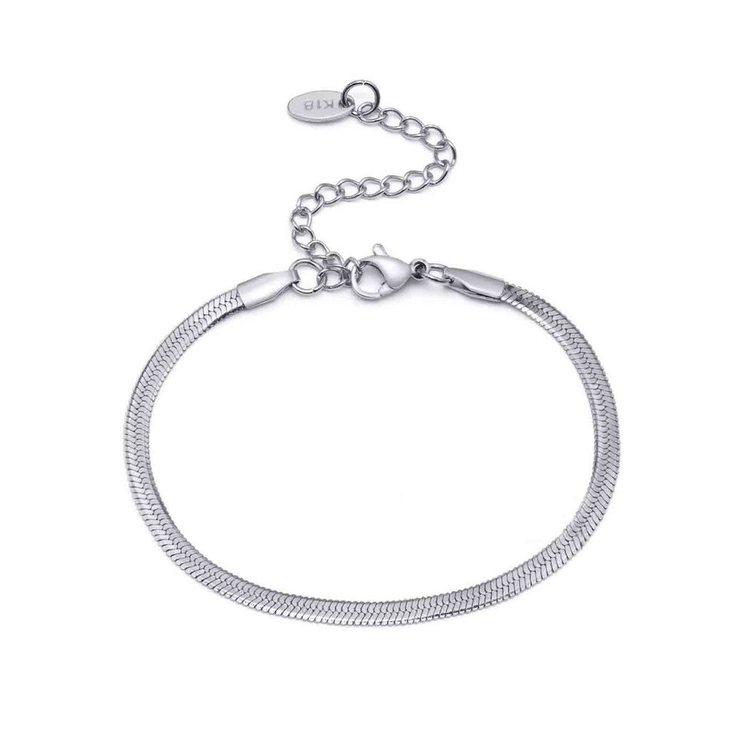 Pulsera Asti de acero inoxidable con tejido plano MONAK
