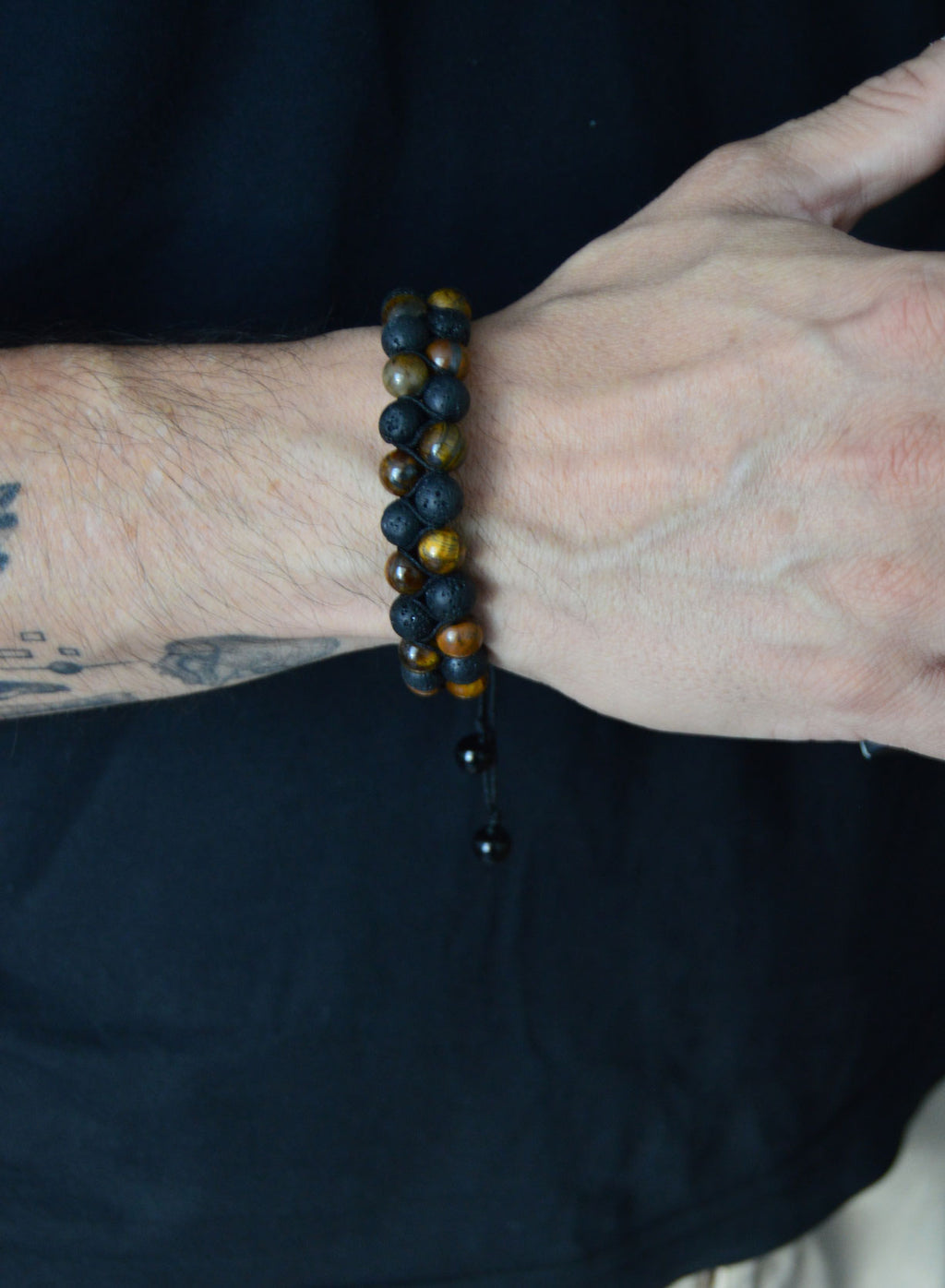 Detalle de las piedras de la pulsera Bengala MONAK