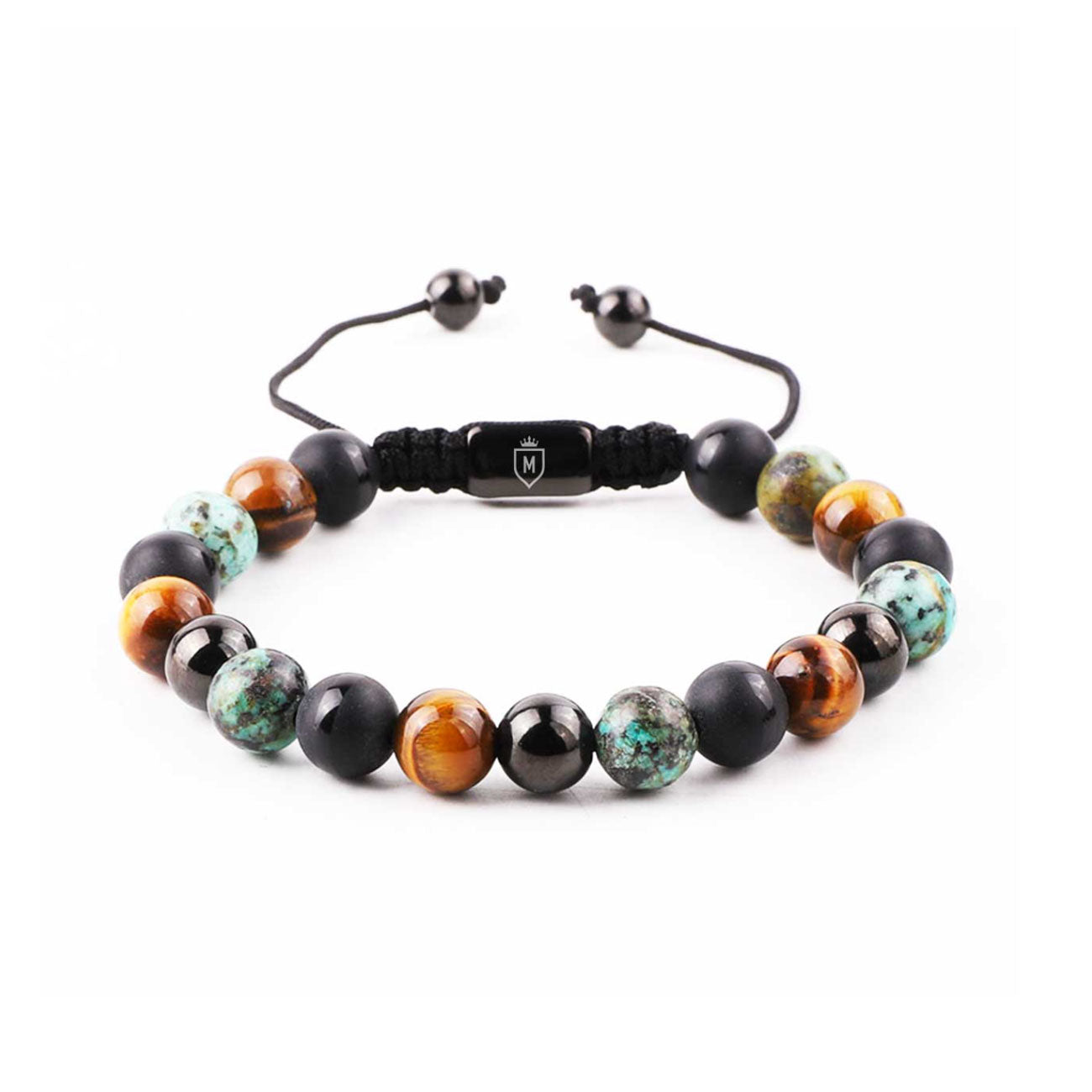 Pulsera Dazia de cuentas de piedra natural para hombre MONAK