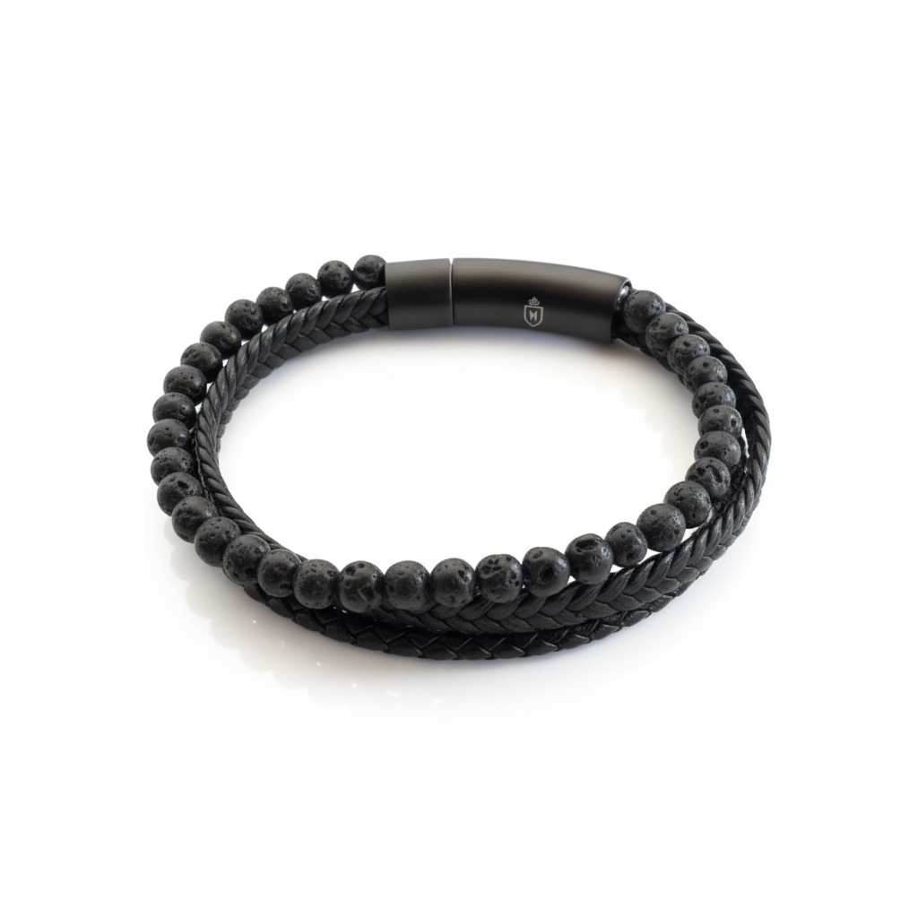 Pulsera Syra de acero MONAK, vista de detalle